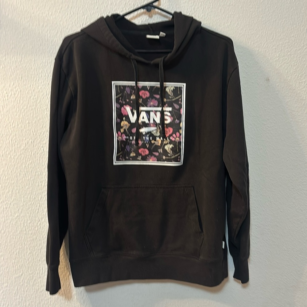 Vans Black Floral Hoodie